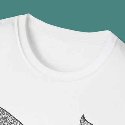 Intricate Mandala Whale Unisex T-Shirt