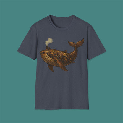 Steampunk Mechanical Whale Unisex T-Shirt