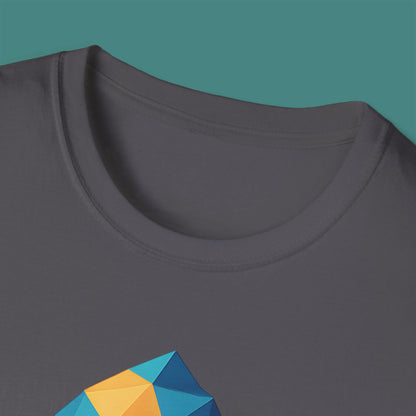 Geometric Polygon Seahorse Unisex T-Shirt