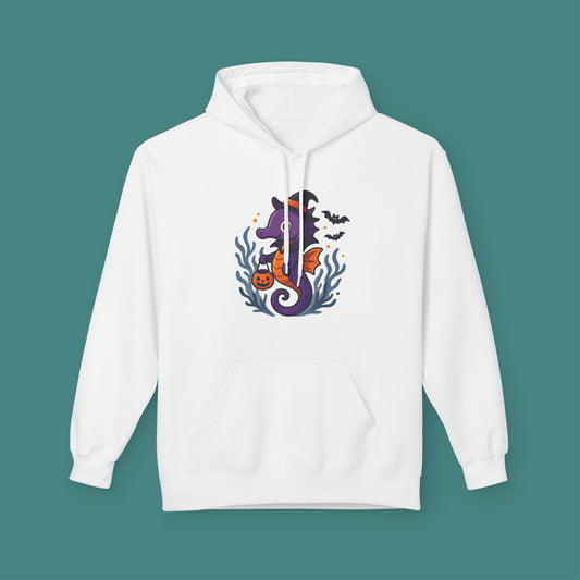 Halloween Seahorse Fleece Unisex Hoodie