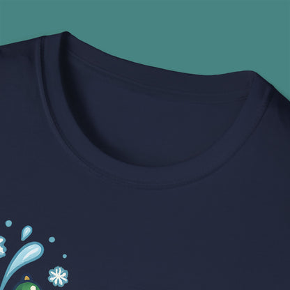 Christmas Whale Unisex T-Shirt