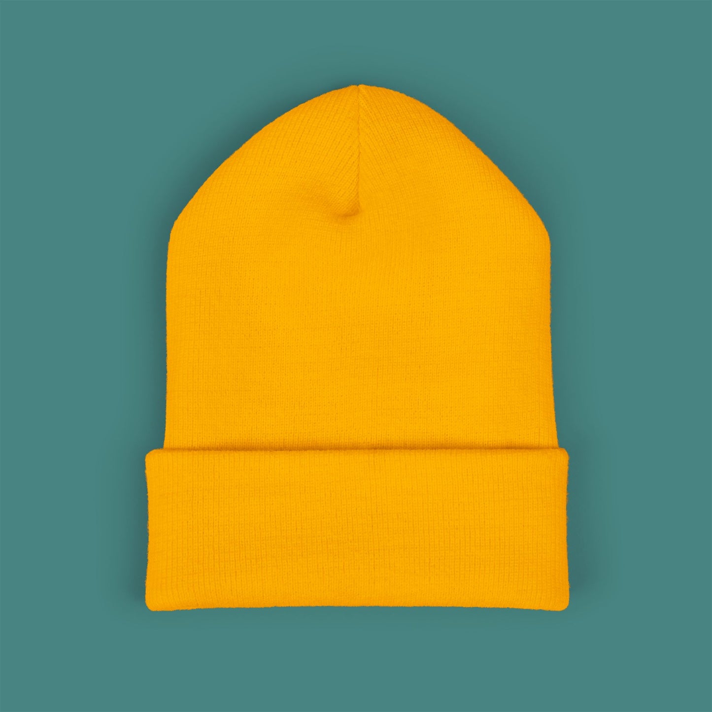 Geometric Polygon Crab Embroidered Beanie