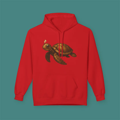 Steampunk Mechanical Turtle Fleece Unisex Hoodie