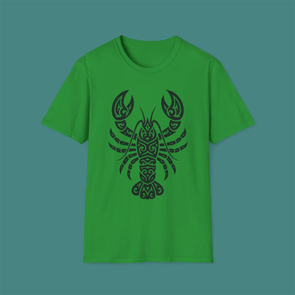 Tribal Tattoo Lobster Unisex T-Shirt