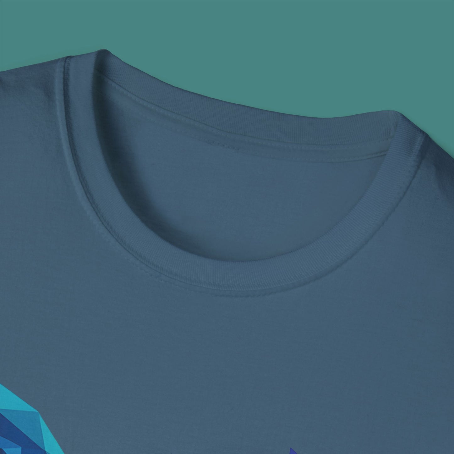 Geometric Polygon Whale Unisex T-Shirt