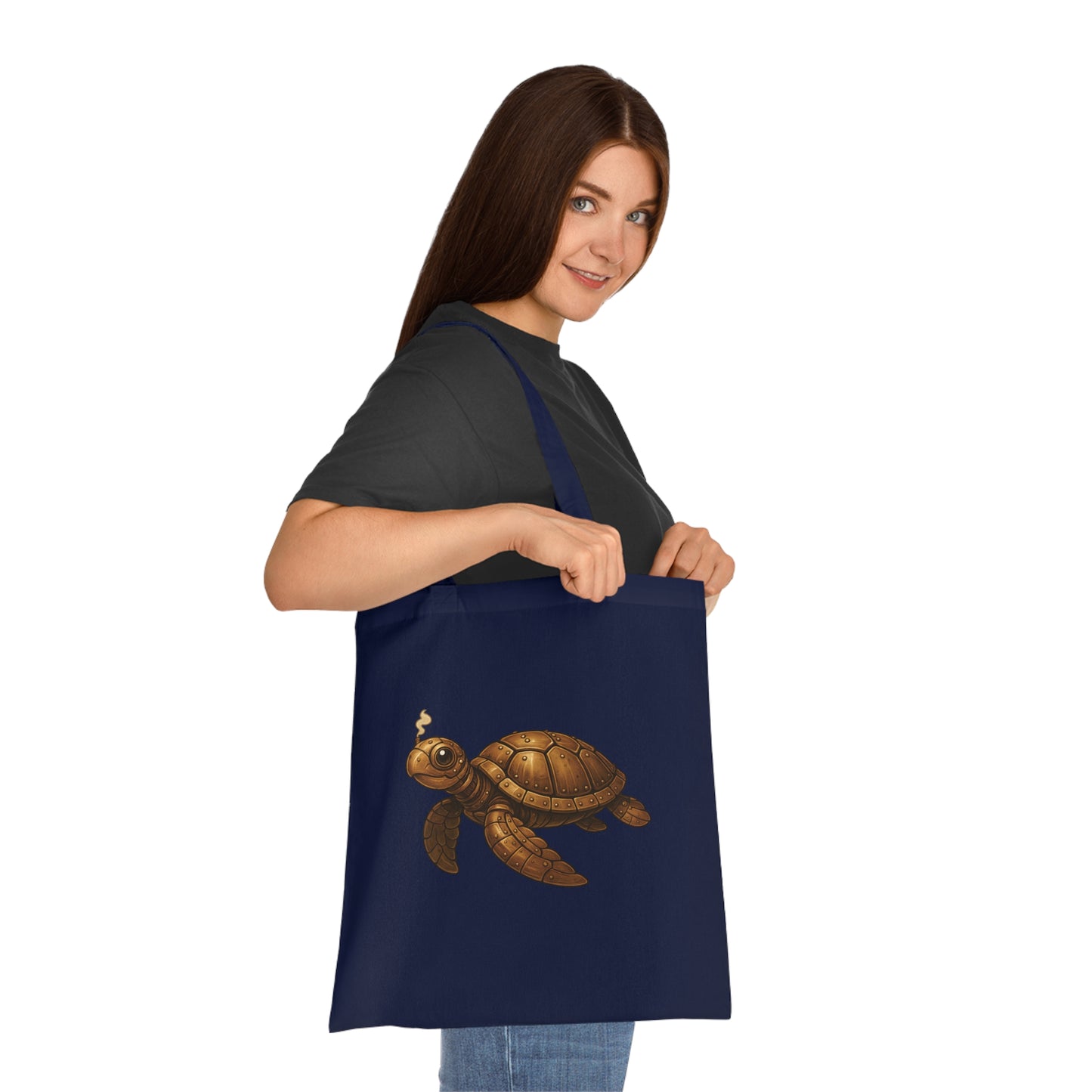 Steampunk Mechanical Turtle Tote Bag