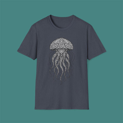 Intricate Mandala Jellyfish Unisex T-Shirt