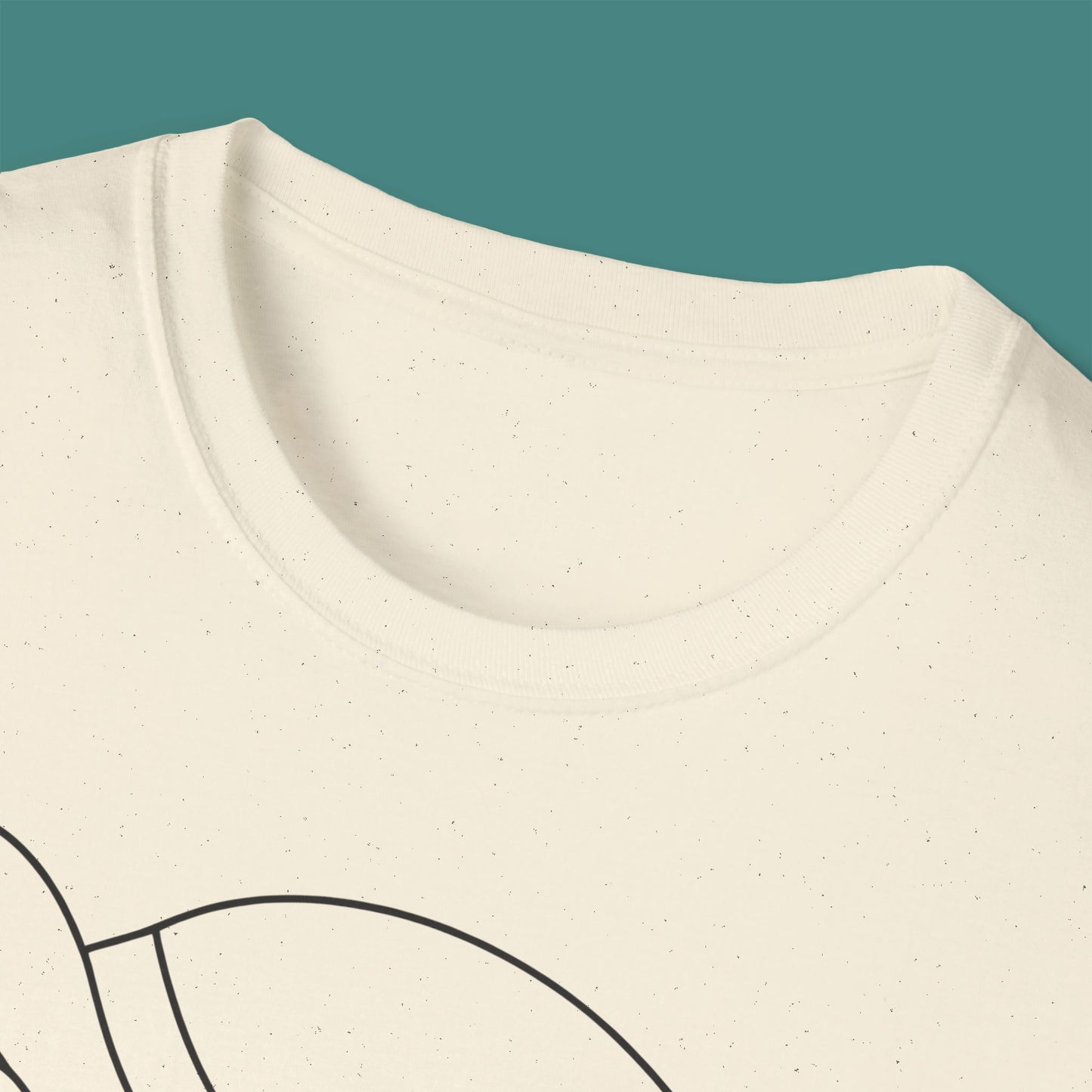 Minimalist Line Art Turtle Unisex T-Shirt