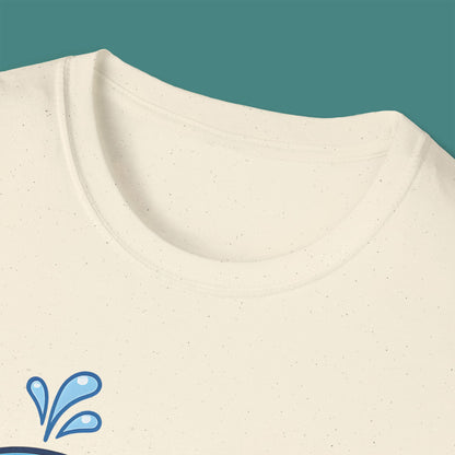Cartoon Cute Whale Unisex T-Shirt