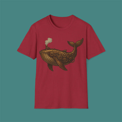Steampunk Mechanical Whale Unisex T-Shirt