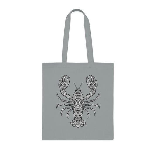 Intricate Mandala Lobster Tote Bag