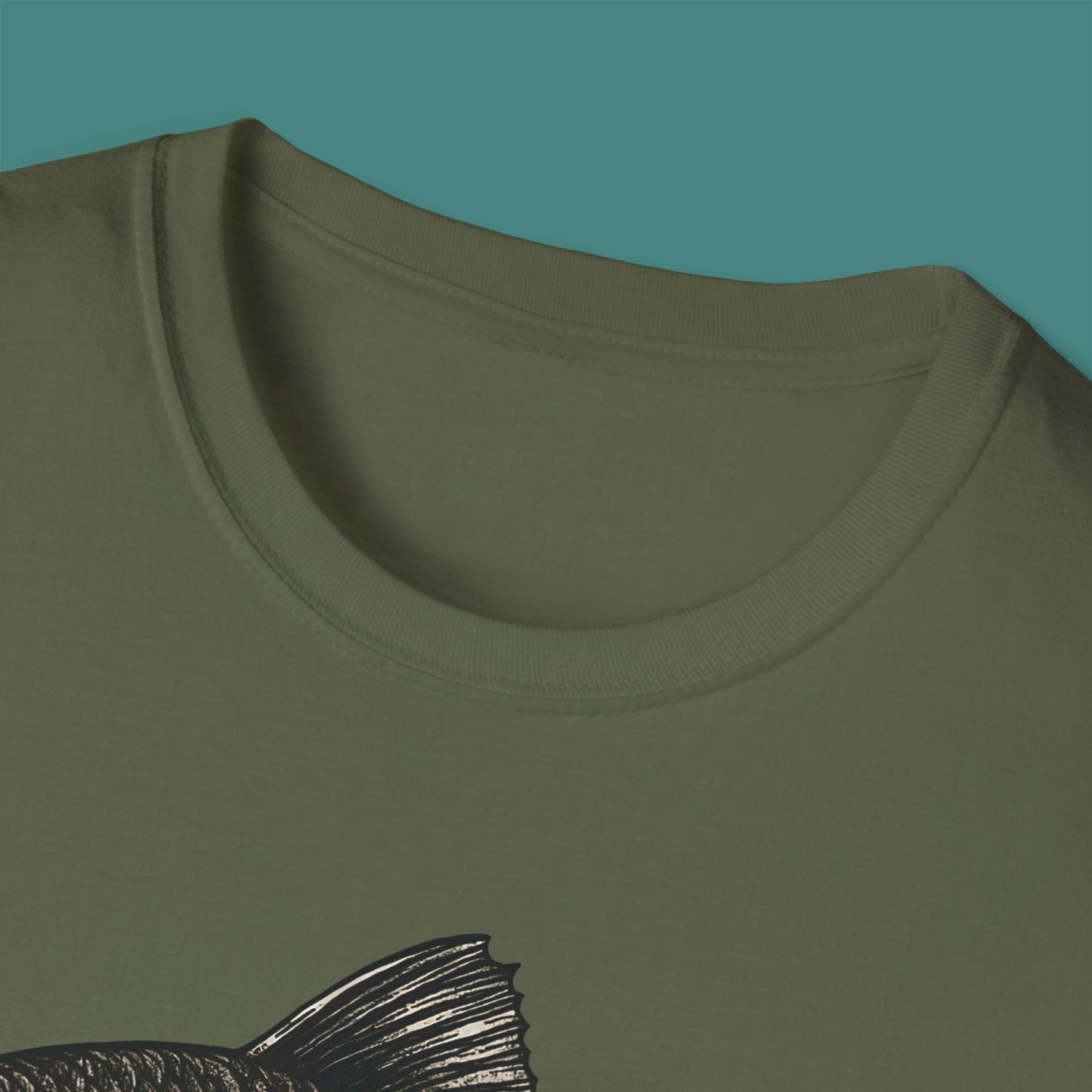 Vintage Etching Fish Unisex T-Shirt