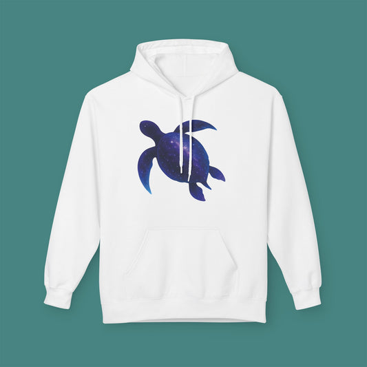 Cosmic Galaxy Turtle Fleece Unisex Hoodie