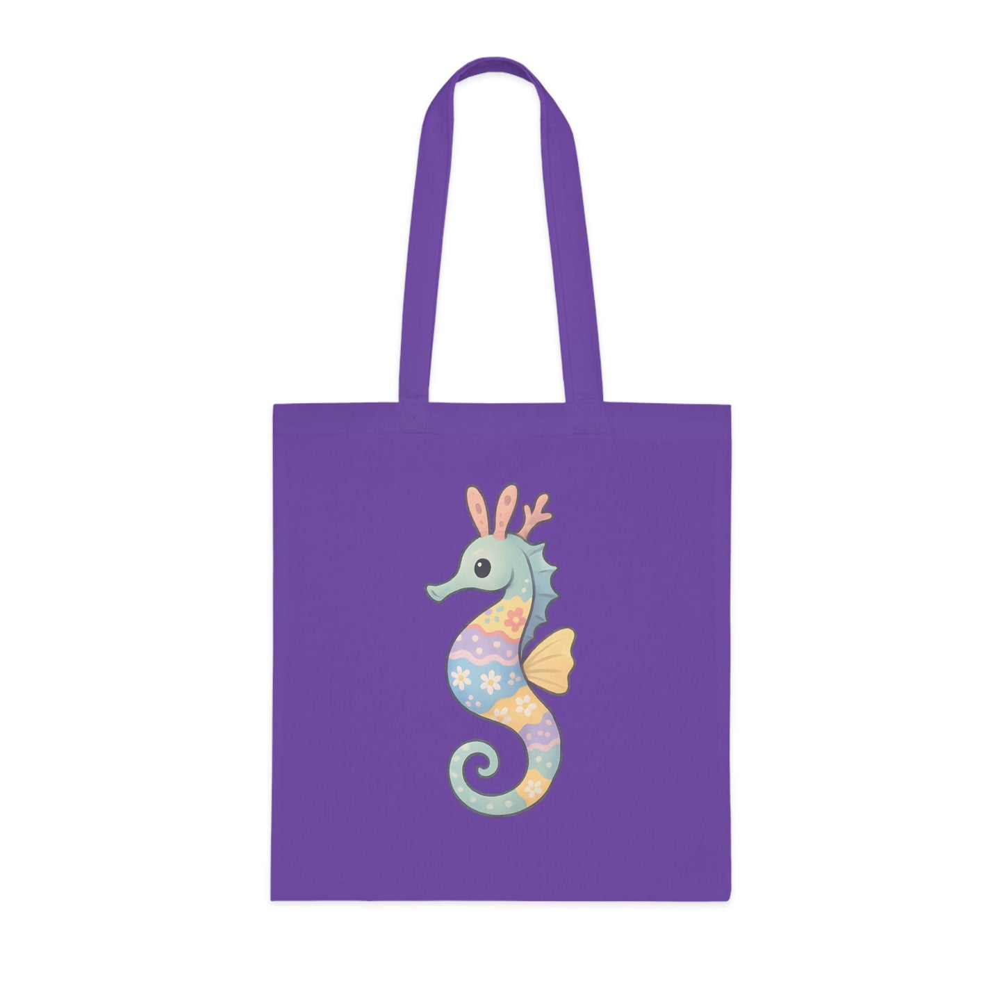 Easter Seahorse Tote Bag