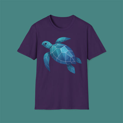 Geometric Polygon Turtle Unisex T-Shirt