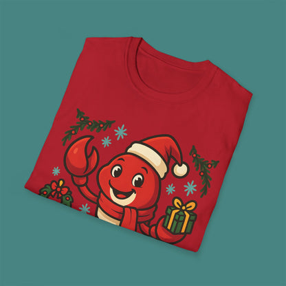 Christmas Lobster Unisex T-Shirt