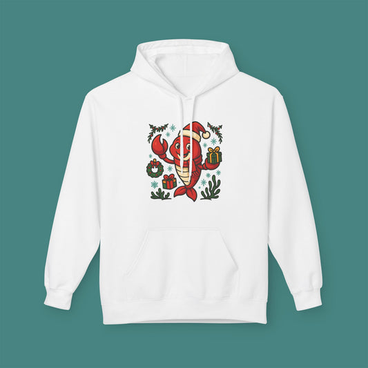 Christmas Lobster Fleece Unisex Hoodie