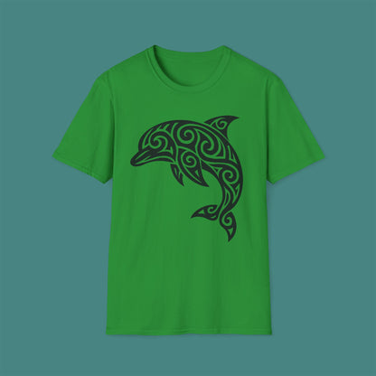 Tribal Tattoo Dolphin Unisex T-Shirt