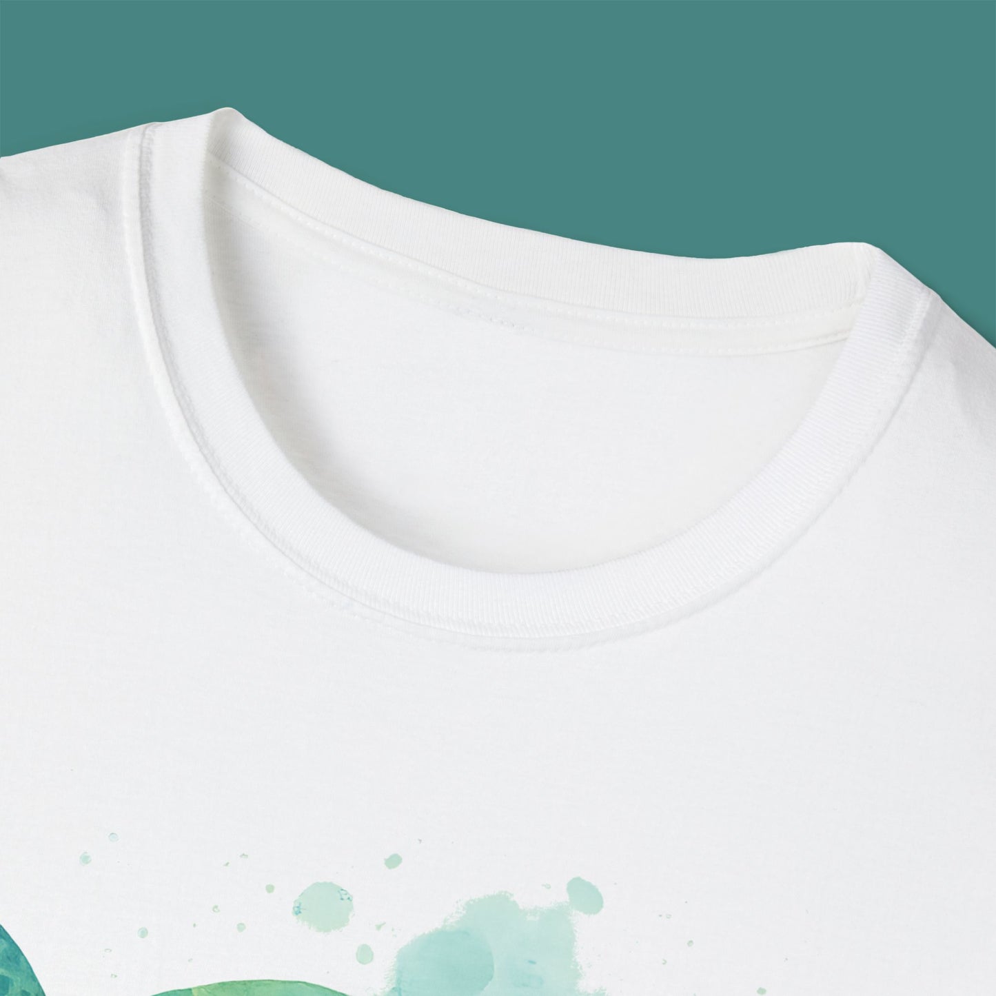 Watercolor Splash Turtle Unisex T-Shirt