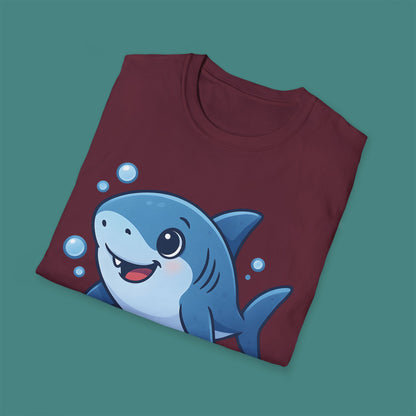 Cartoon Cute Shark Unisex T-Shirt