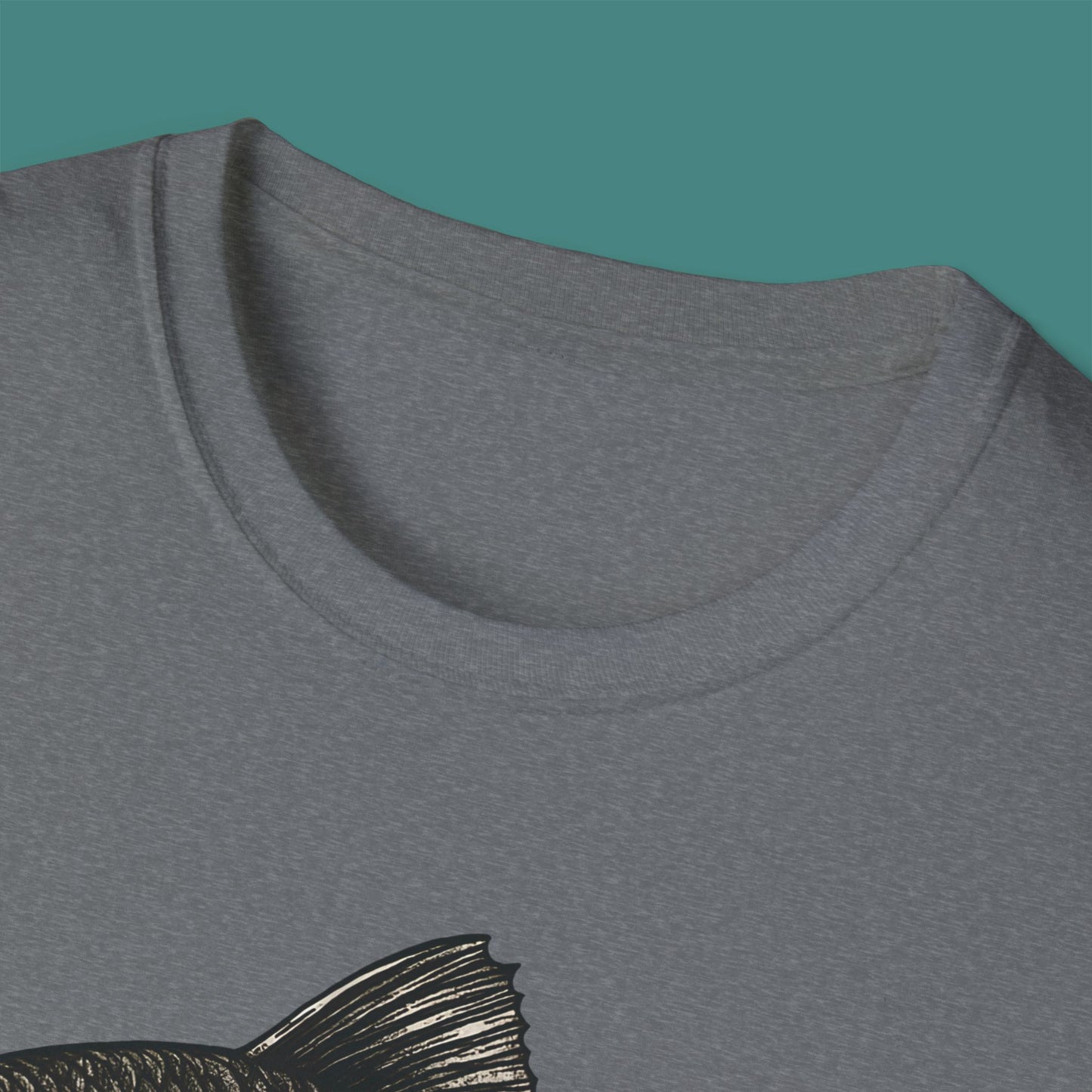 Vintage Etching Fish Unisex T-Shirt