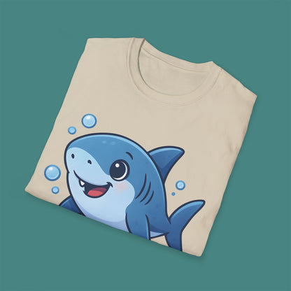 Cartoon Cute Shark Unisex T-Shirt