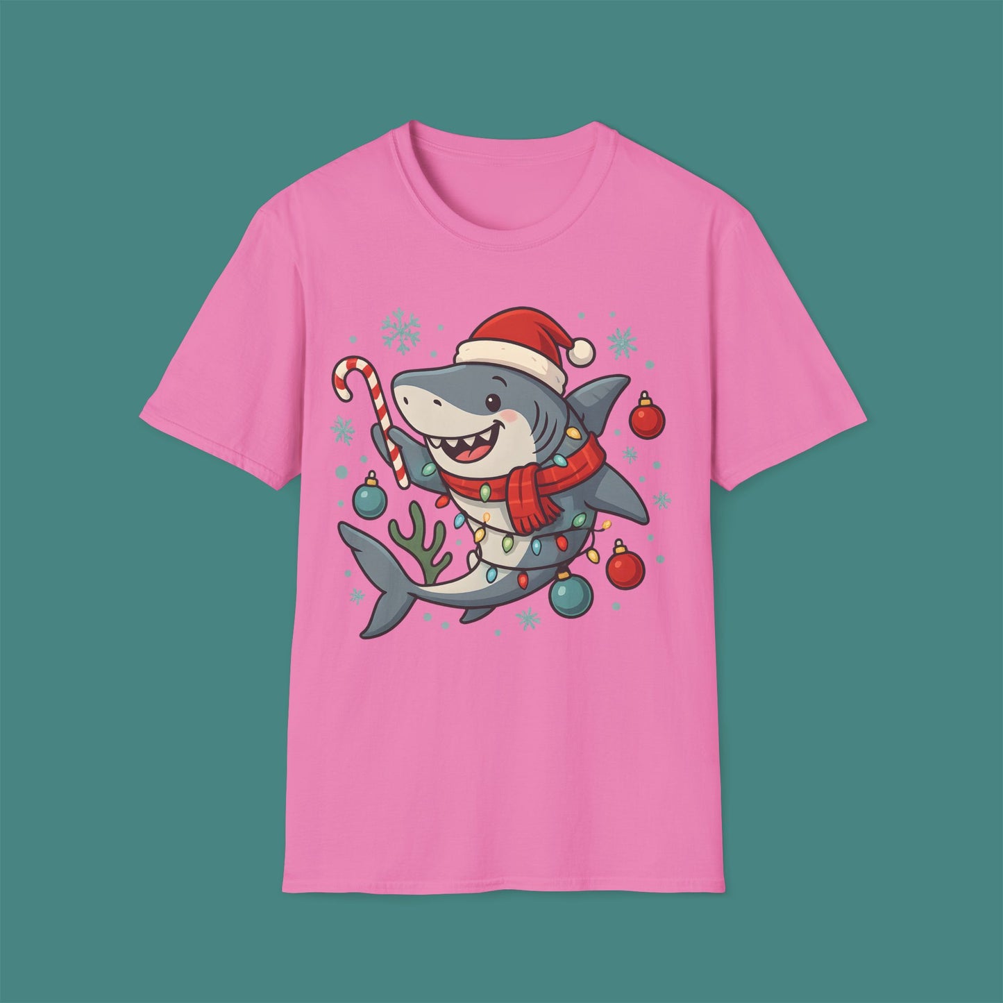 Christmas Shark Unisex T-Shirt