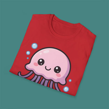 Cartoon Cute Jellyfish Unisex T-Shirt
