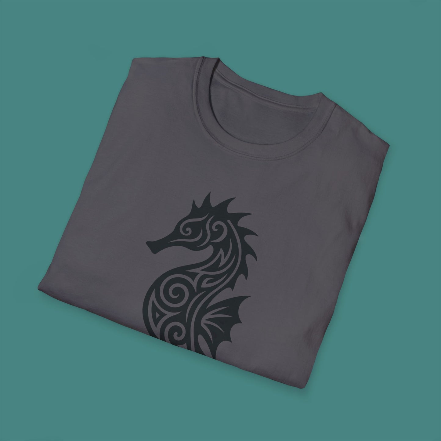 Tribal Tattoo Seahorse Unisex T-Shirt