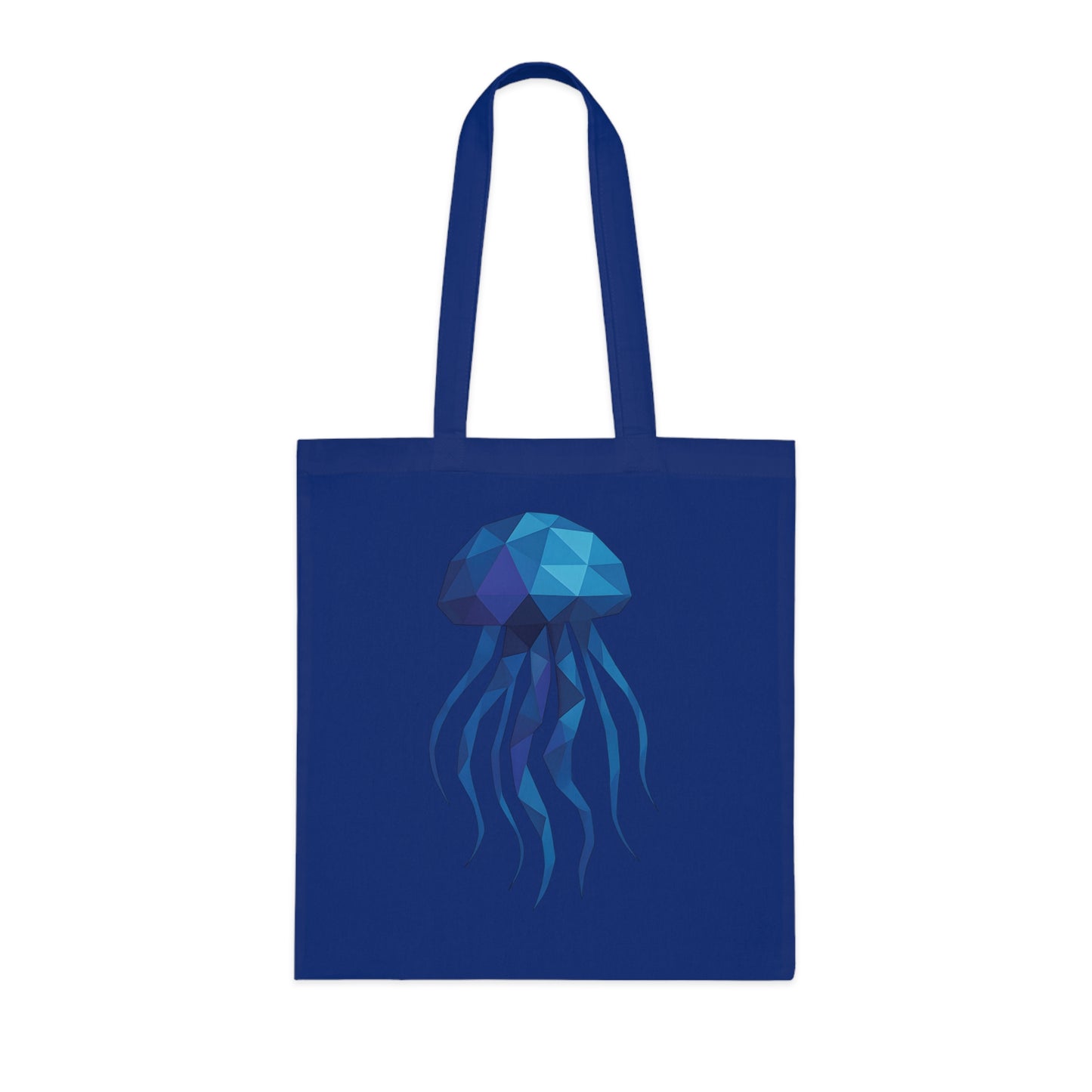 Geometric Polygon Jellyfish Tote Bag