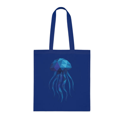 Geometric Polygon Jellyfish Tote Bag