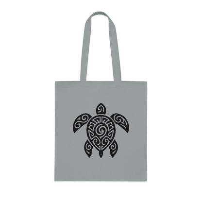 Tribal Tattoo Turtle Tote Bag