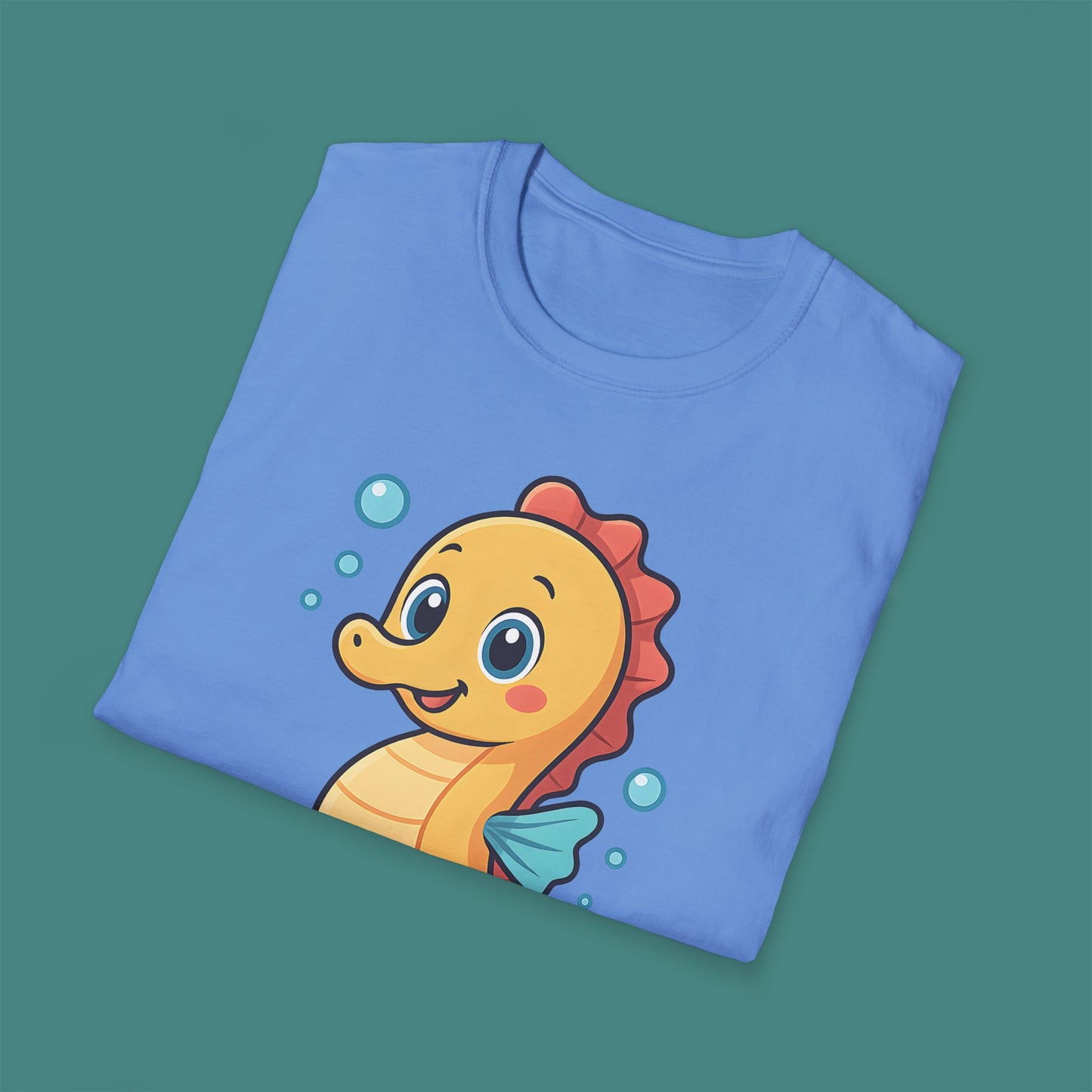 Cartoon Cute Seahorse Unisex T-Shirt