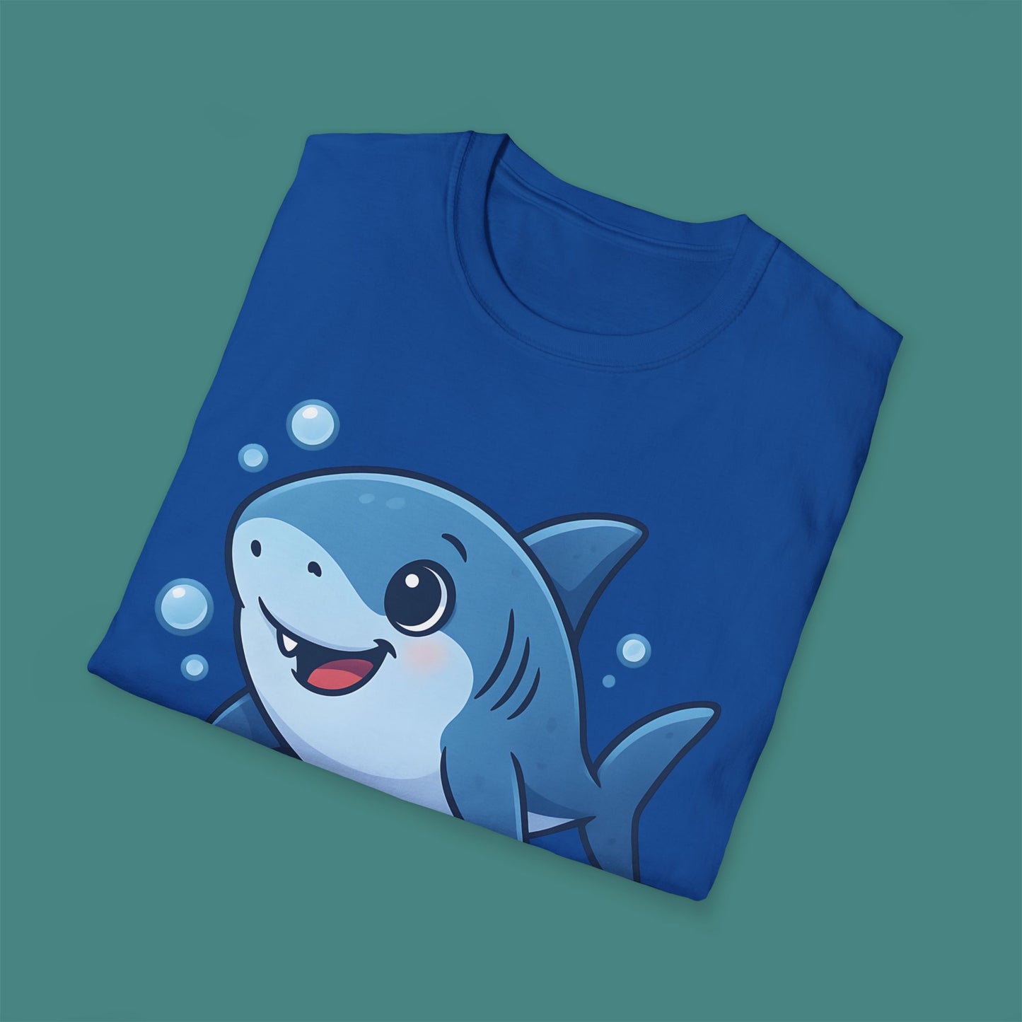Cartoon Cute Shark Unisex T-Shirt