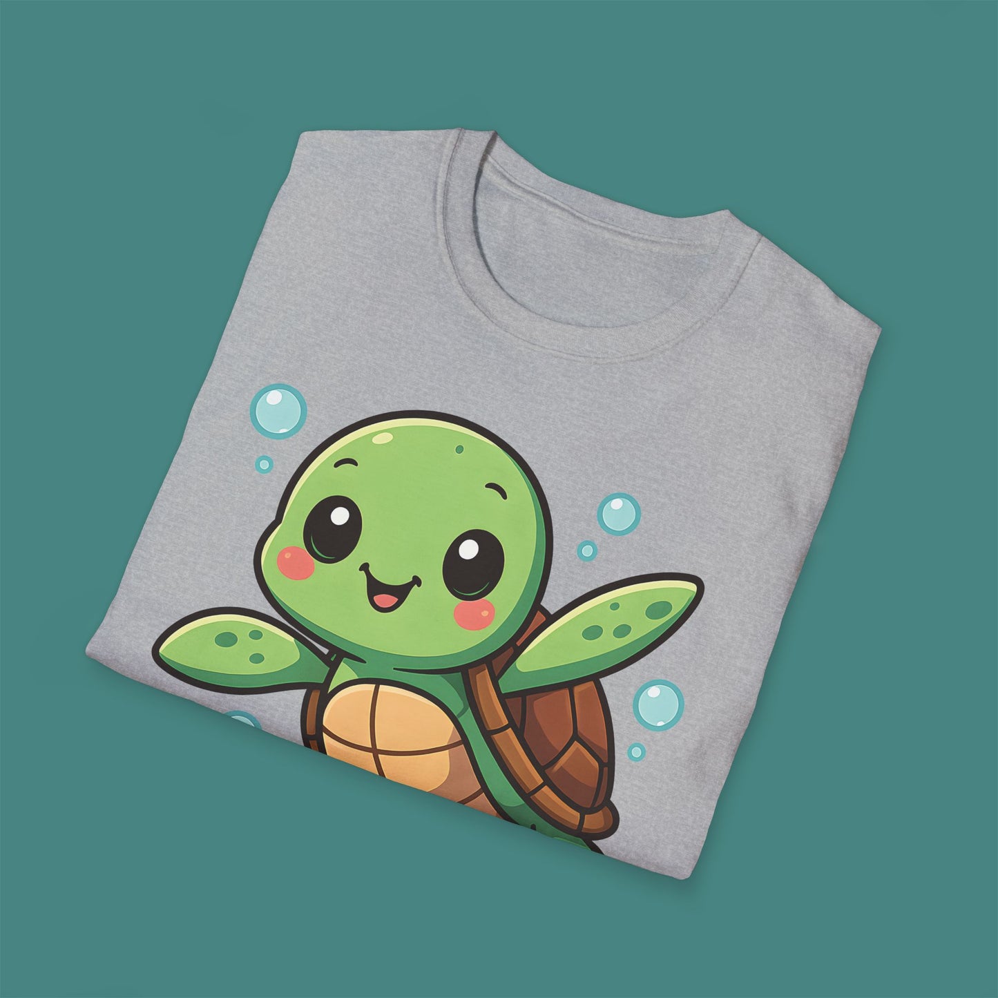 Cartoon Cute Turtle Unisex T-Shirt