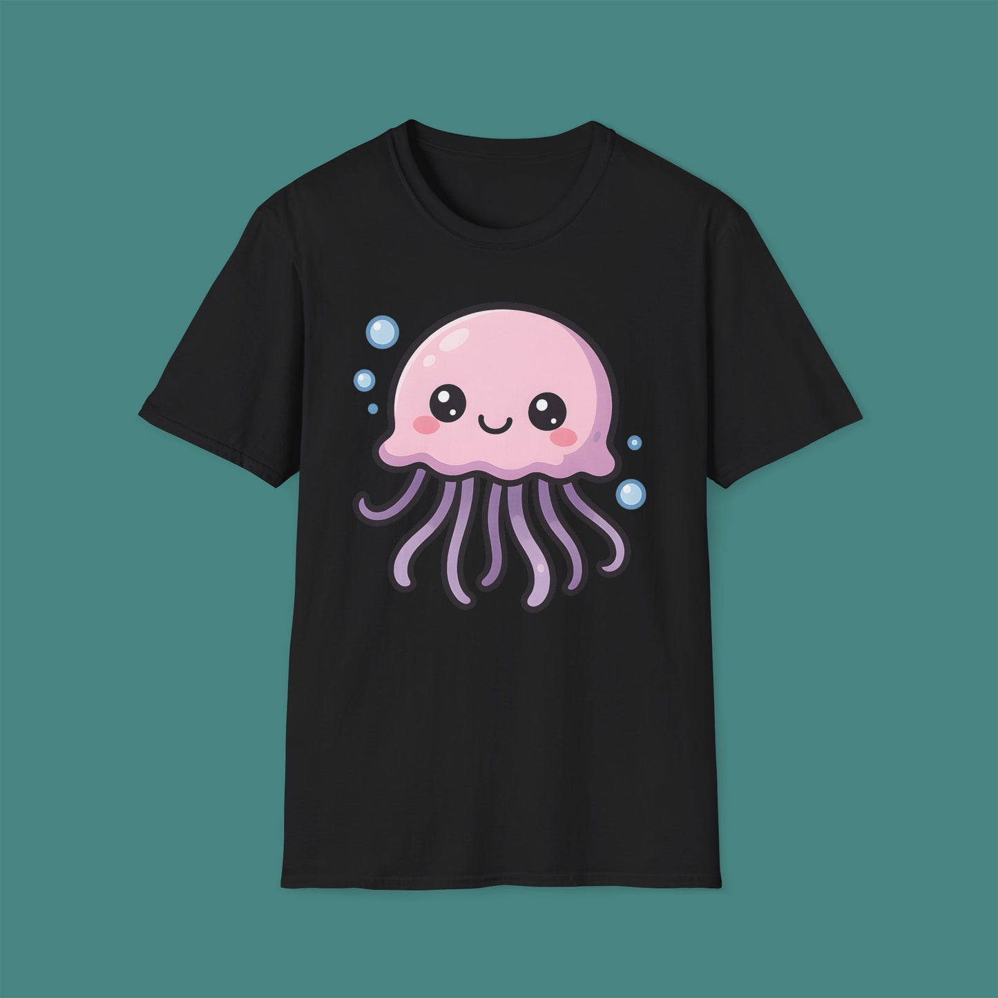 Cartoon Cute Jellyfish Unisex T-Shirt