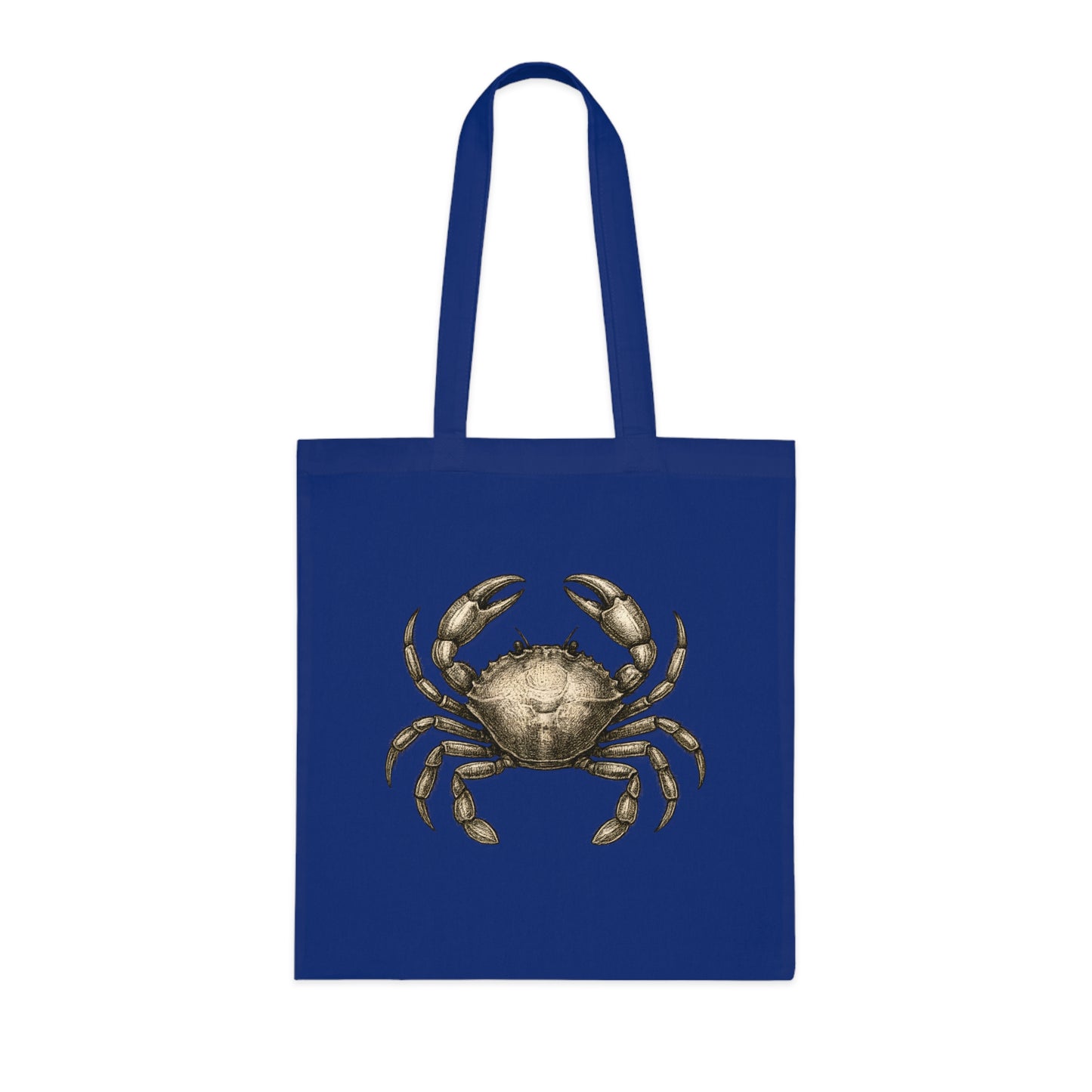 Vintage Etching Crab Tote Bag
