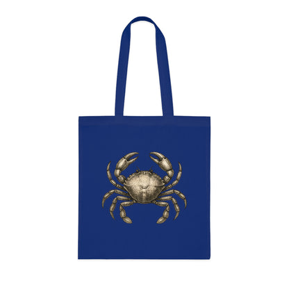 Vintage Etching Crab Tote Bag