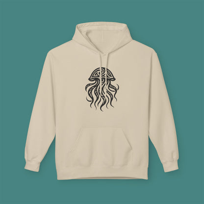 Tribal Tattoo Jellyfish Fleece Unisex Hoodie