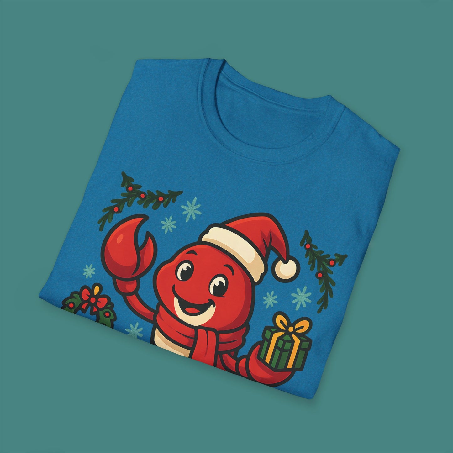 Christmas Lobster Unisex T-Shirt