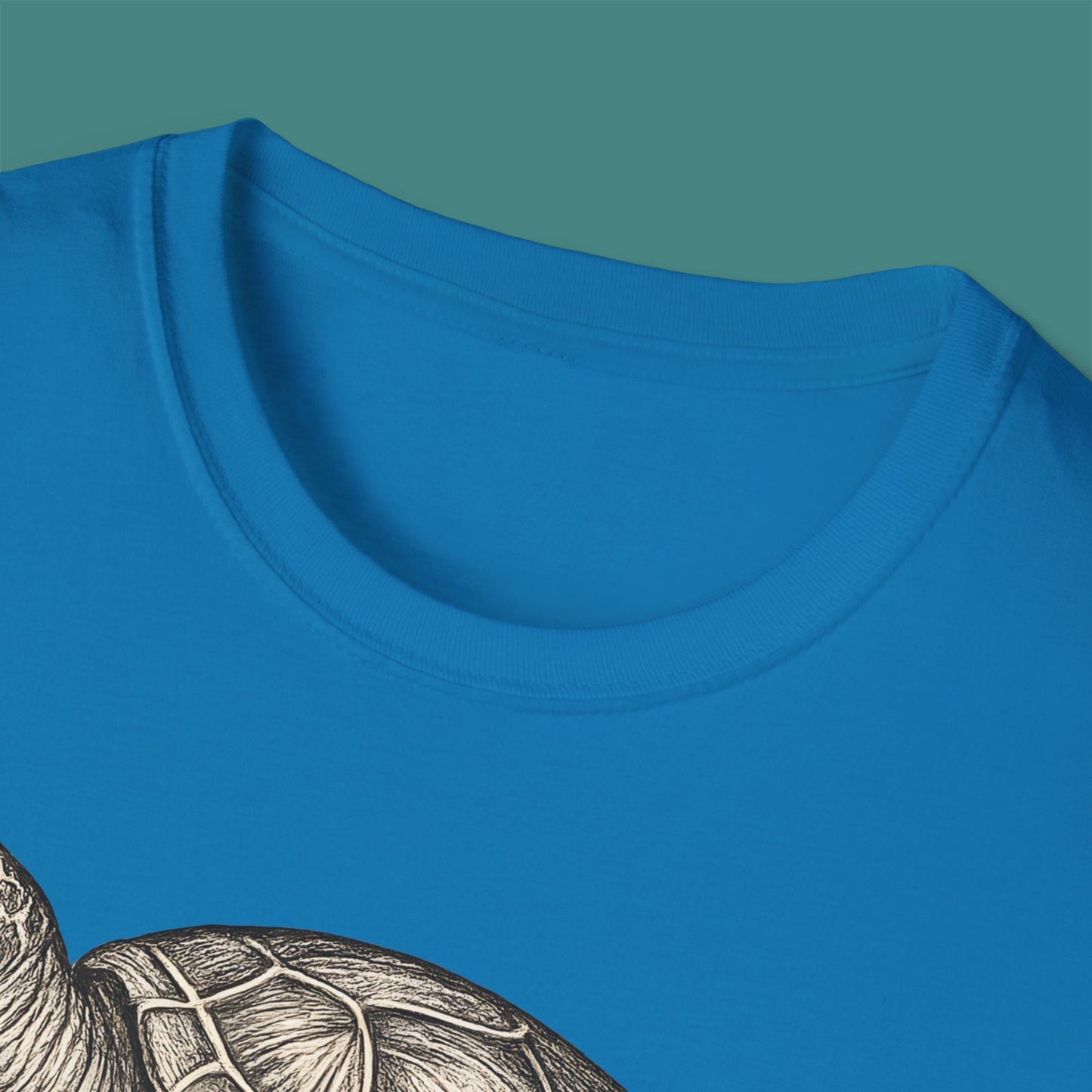 Vintage Etching Turtle Unisex T-Shirt
