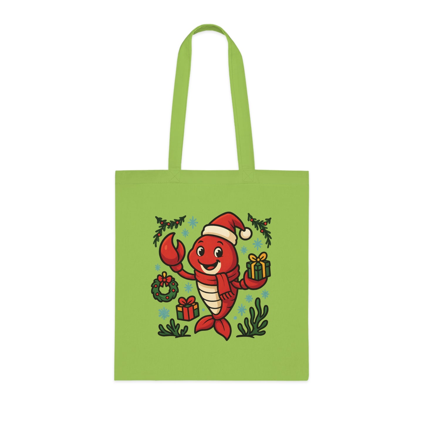 Christmas Lobster Tote Bag