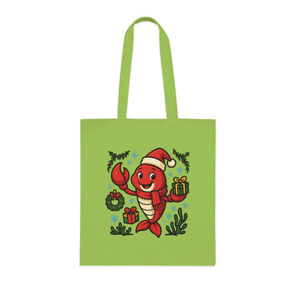 Christmas Lobster Tote Bag
