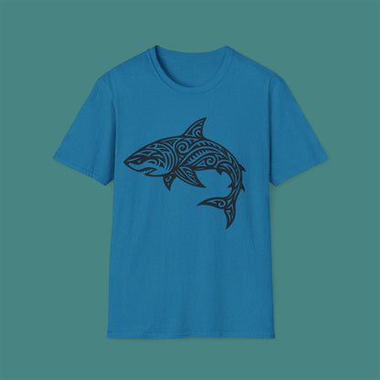 Tribal Tattoo Shark Unisex T-Shirt