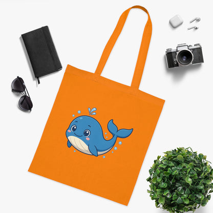 Cartoon Cute Whale Tote Bag