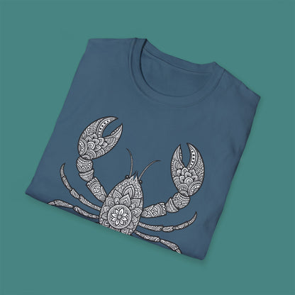 Intricate Mandala Lobster Unisex T-Shirt