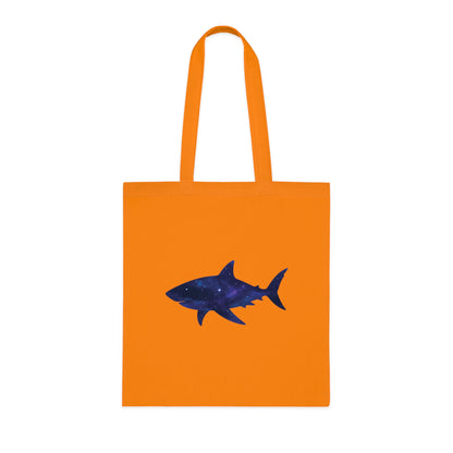 Cosmic Galaxy Shark Tote Bag