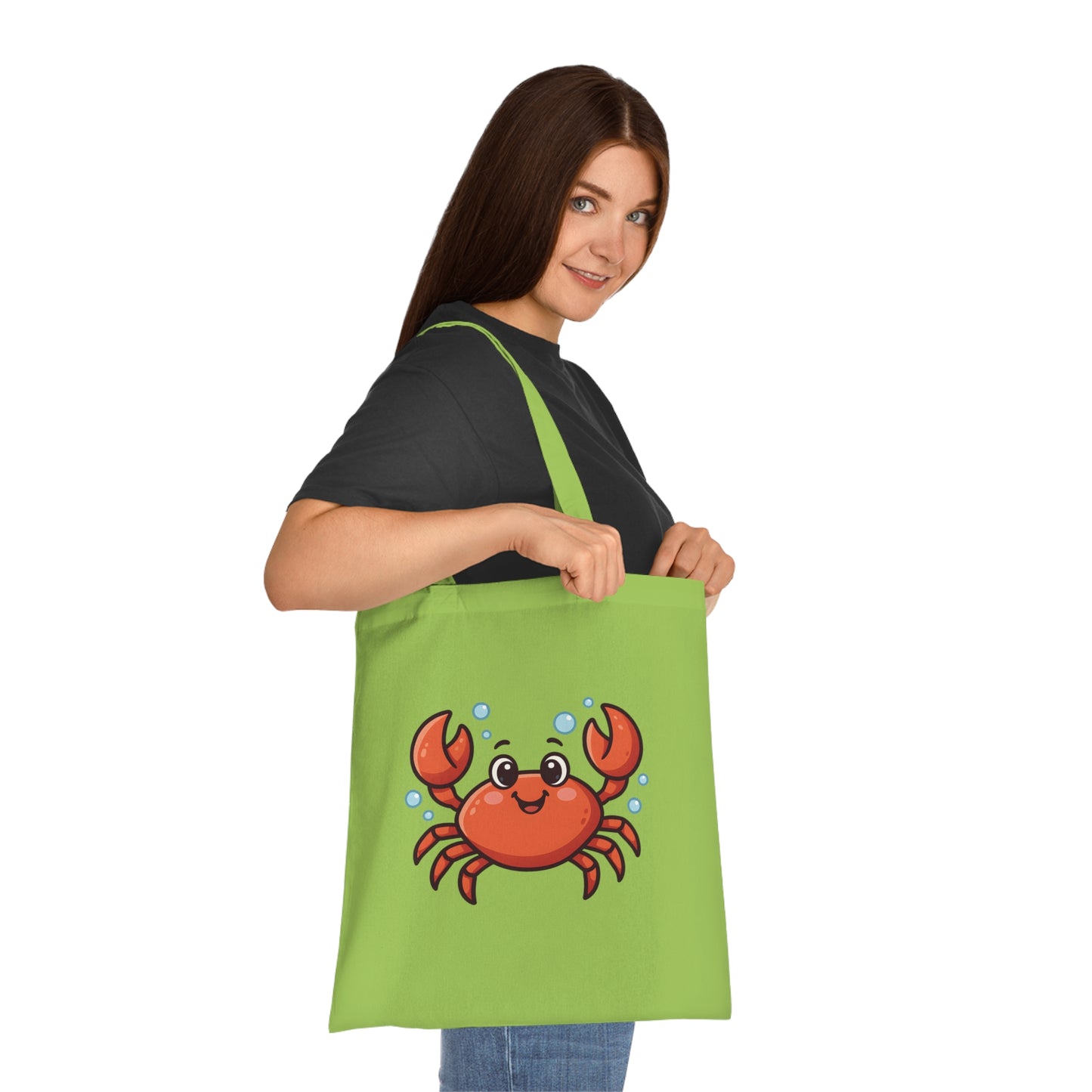 Cartoon Cute Crab Tote Bag