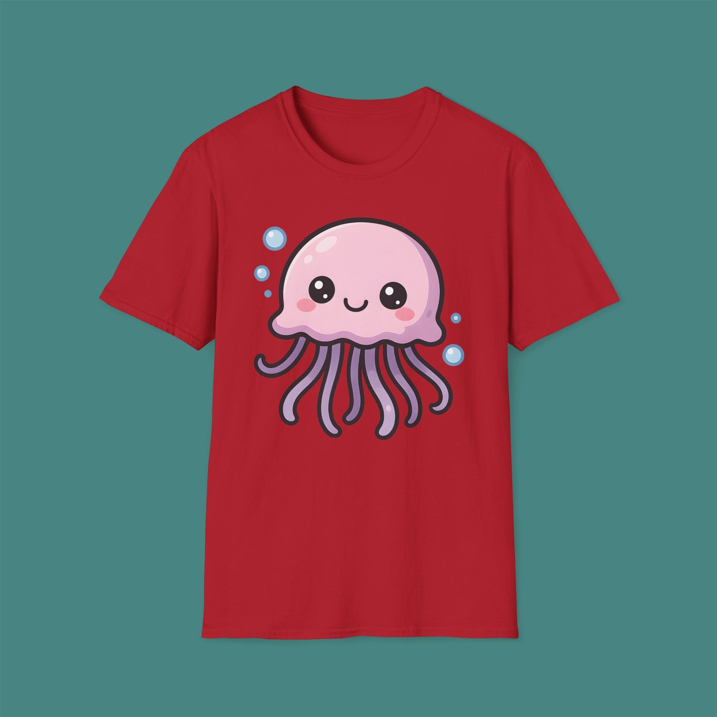 Cartoon Cute Jellyfish Unisex T-Shirt
