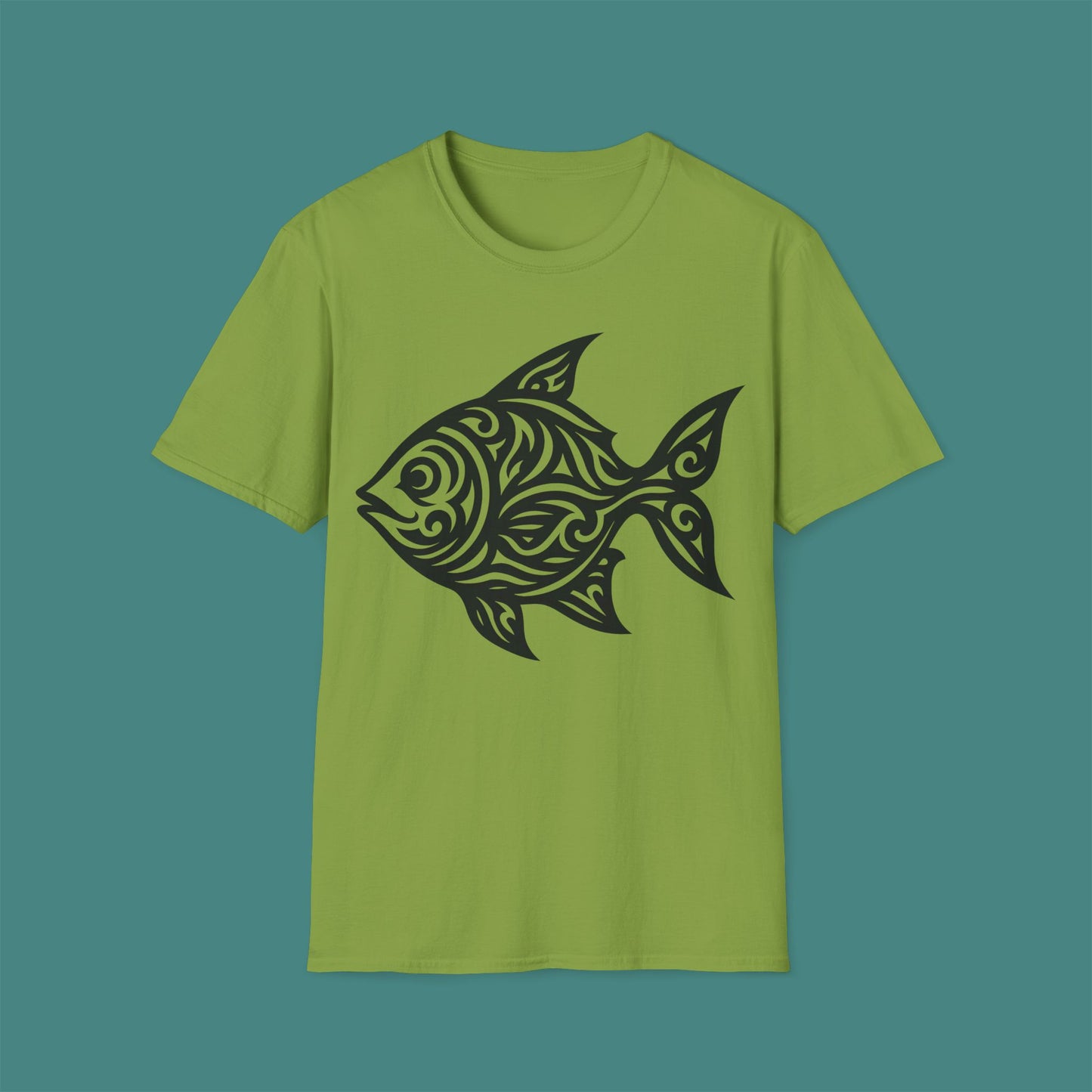 Tribal Tattoo Fish Unisex T-Shirt